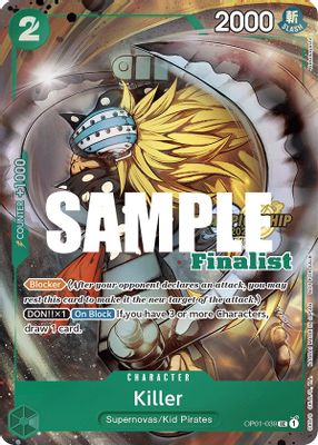 Killer OP01-039 card