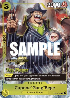 Capone"Gang"Bege OP04-100 card