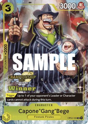 Capone"Gang"Bege OP04-100 card