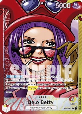 Belo Betty OP05-002 card