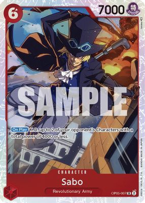 Sabo OP05-007 card
