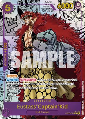 Eustass"Captain"Kid OP05-074 card