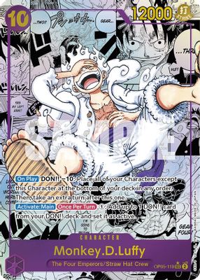 Monkey.D.Luffy OP05-119 card