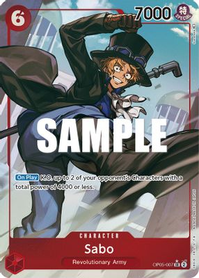 Sabo OP05-007 card