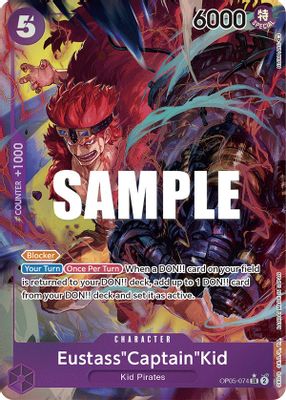 Eustass"Captain"Kid OP05-074 card