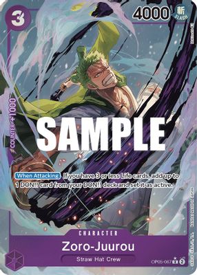 Zoro-Juurou OP05-067 card
