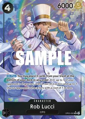 Rob Lucci OP05-093 card