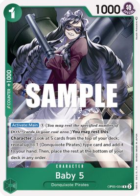 Baby 5 OP05-034 card