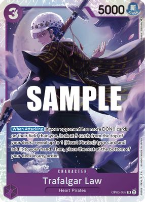 Trafalgar Law OP05-069 card