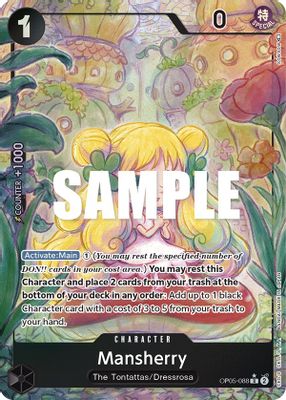 Mansherry OP05-088 card