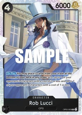 Rob Lucci OP05-093 card