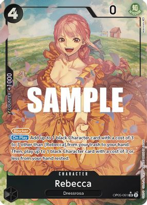 Rebecca OP05-091 card