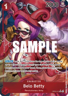 Belo Betty OP05-015 card