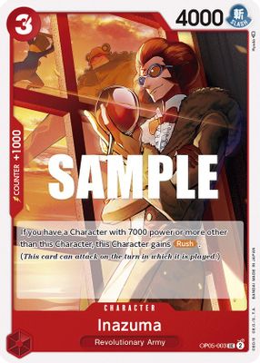 Inazuma OP05-003 card