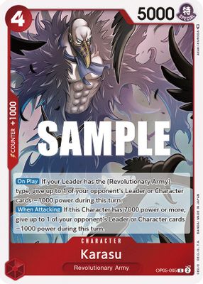 Karasu OP05-005 card
