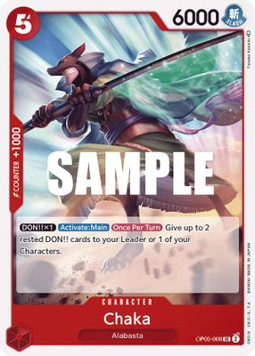 Chaka OP05-008 card