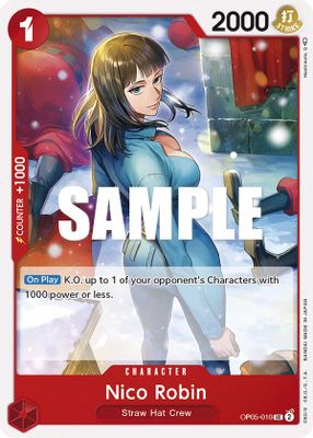 Nico Robin OP05-010 card