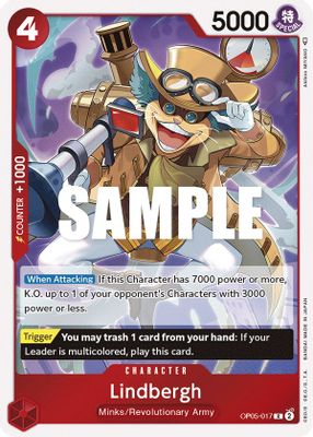 Lindbergh OP05-017 card