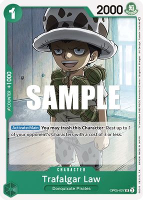 Trafalgar Law OP05-027 card
