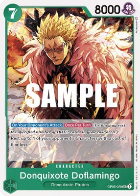 Donquixote Doflamingo OP05-029 card