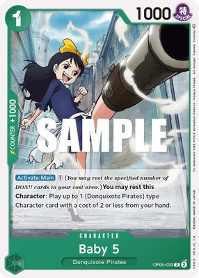 Baby 5 OP05-033 card