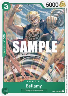 Bellamy OP05-035 card