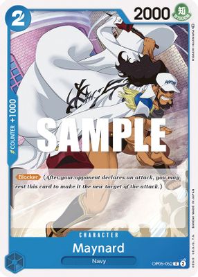 Maynard OP05-052 card