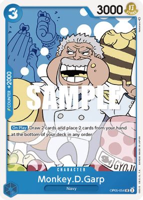 Monkey.D.Garp OP05-054 card