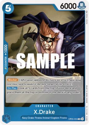 X.Drake OP05-055 card