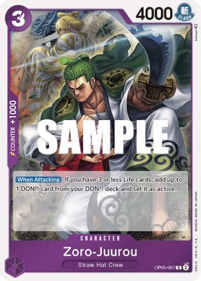 Zoro-Juurou OP05-067 card