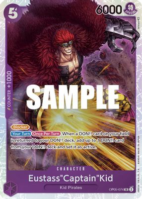 Eustass"Captain"Kid OP05-074 card