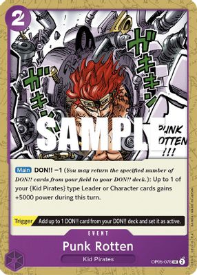 Punk Rotten OP05-078 card