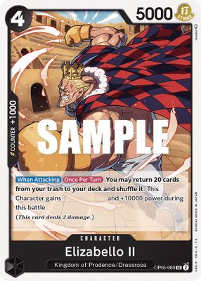 Elizabello II OP05-080 card