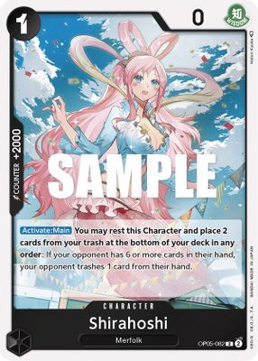 Shirahoshi OP05-082 card