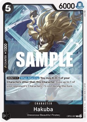 Hakuba OP05-087 card