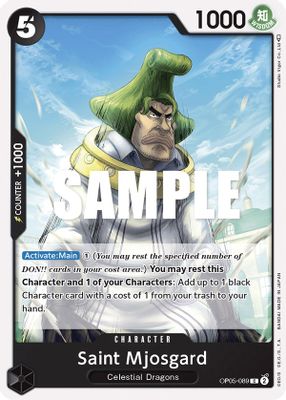 Saint Mjosgard OP05-089 card