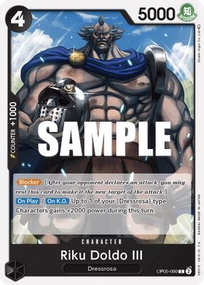 Riku Doldo III OP05-090 card