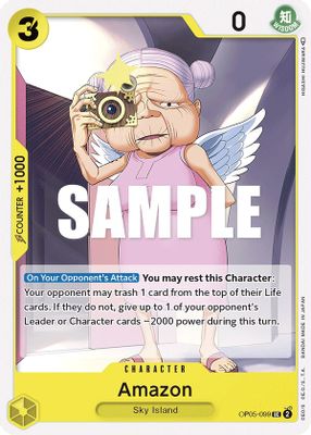 Amazon OP05-099 card