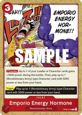 Emporio Energy Hormone OP05-018 card