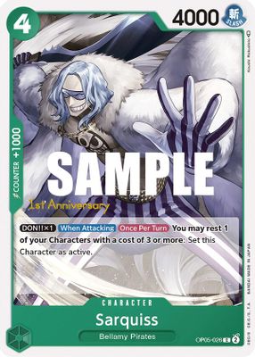 Sarquiss OP05-026 card