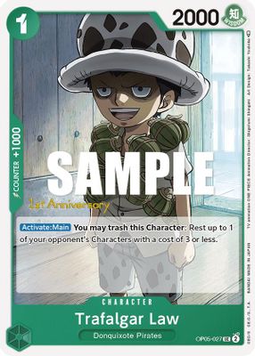 Trafalgar Law OP05-027 card