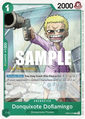 Donquixote Doflamingo OP05-028 card