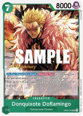 Donquixote Doflamingo OP05-029 card