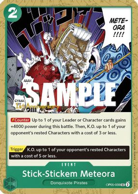 Stick-Stickem Meteora OP05-039 card