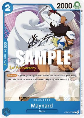 Maynard OP05-052 card