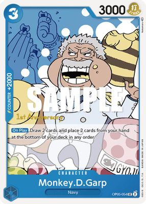 Monkey.D.Garp OP05-054 card