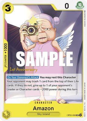 Amazon OP05-099 card