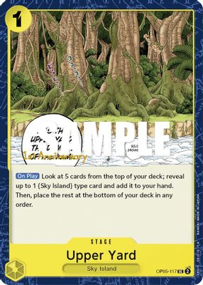 Upper Yard OP05-117 card