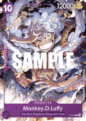Monkey.D.Luffy P-041 card