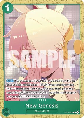 New Genesis ST11-004 card